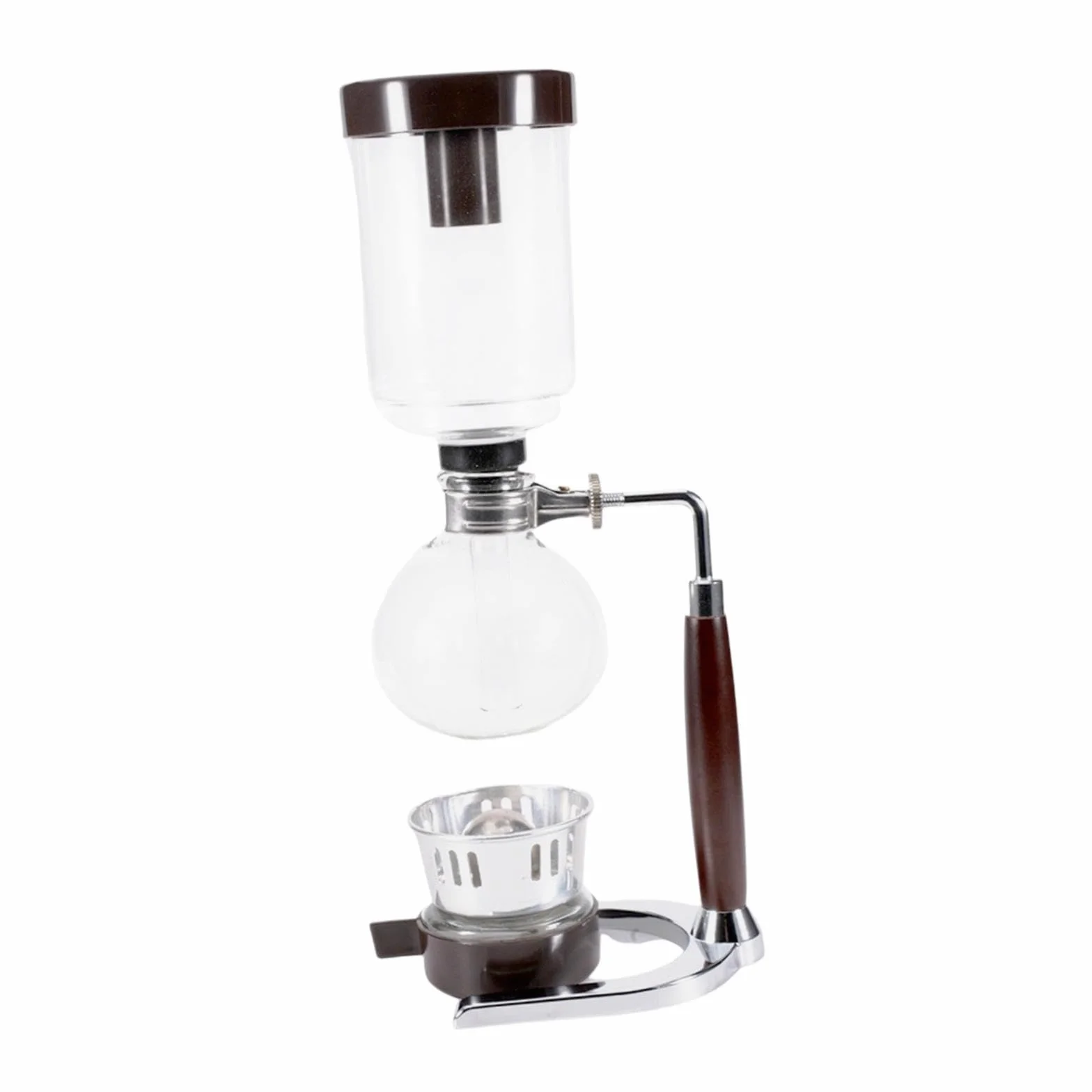 Cafetera de Sifón, Vidrio, Transparente Y Ligero Elegante Elegante Sof Vacuum para El Café Home Cafe Lovers Gift, tal como se describe, 360 Ml