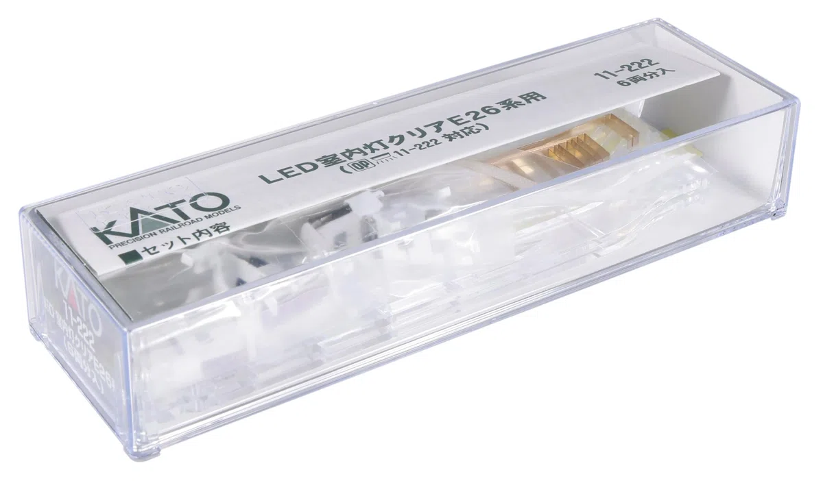 calibre KATO N interior sistema E26 clara luz LED para 6 bisect de entrada 11-222 modelo suministros de ferrocarril