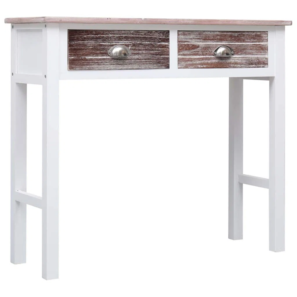 Homgoday Mesa Consola de Madera marrón 90x30x77 cm Mesas auxiliares de salón,Mesa Consola Recibidor Mueble de Entrada Estrecha Clásica