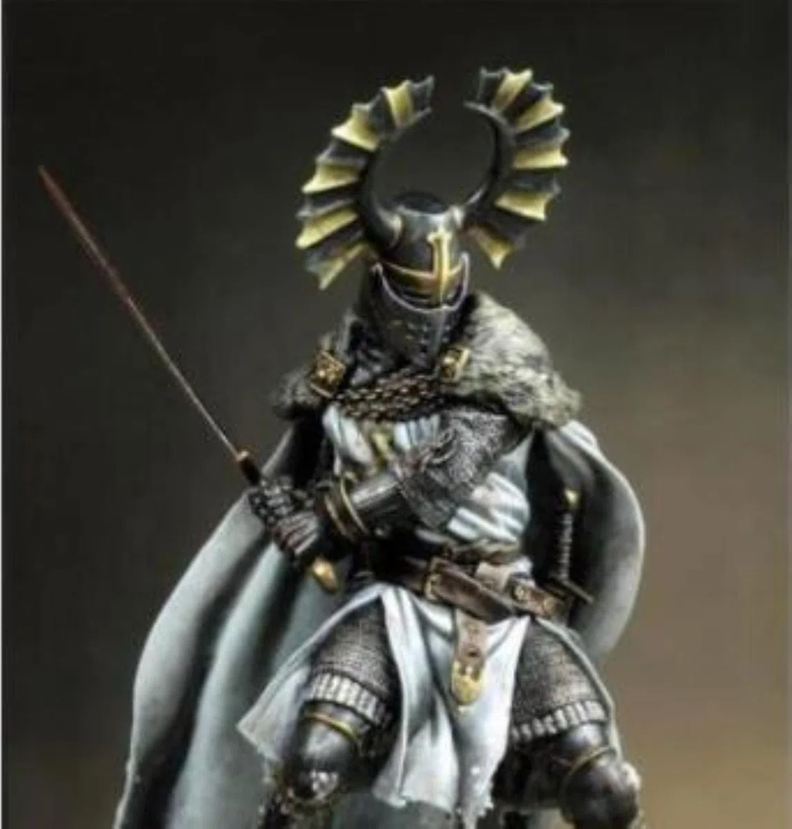 1/18 90Mm Caballero Teutónico Alto 90Mm Kit de Resina DIY Juguetes Modelo de Resina sin Montar sin Pintar