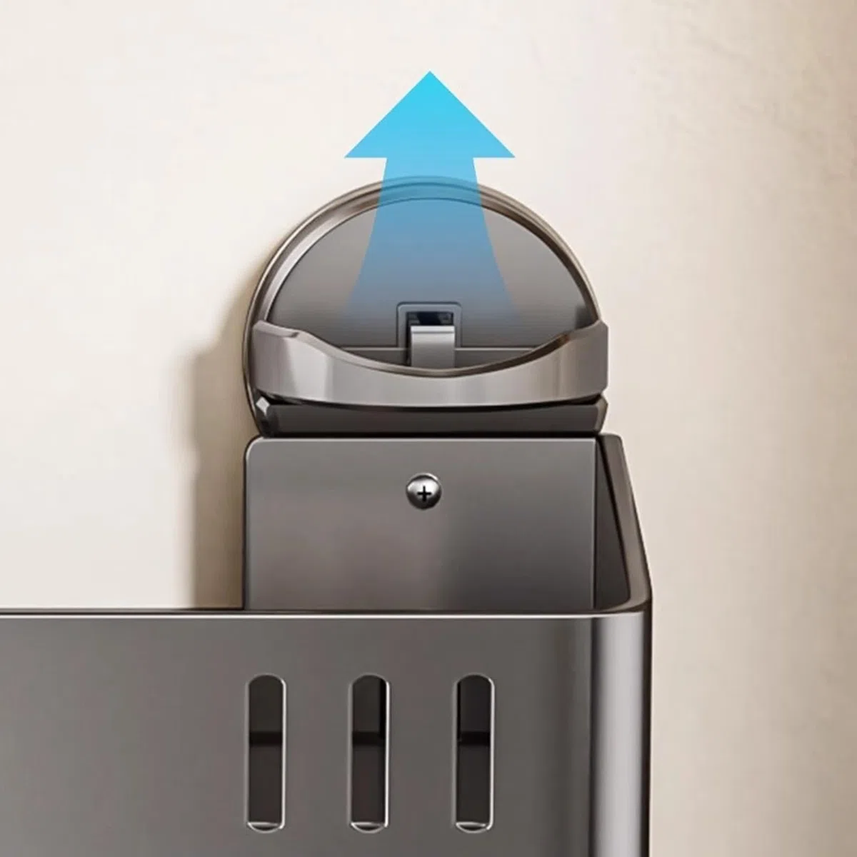 Estante de condimentos – Contenedores de condimentos, organizador de ventosas, tarro de pared, soporte para condimentos sin taladrar para armario, despensa y encimera
