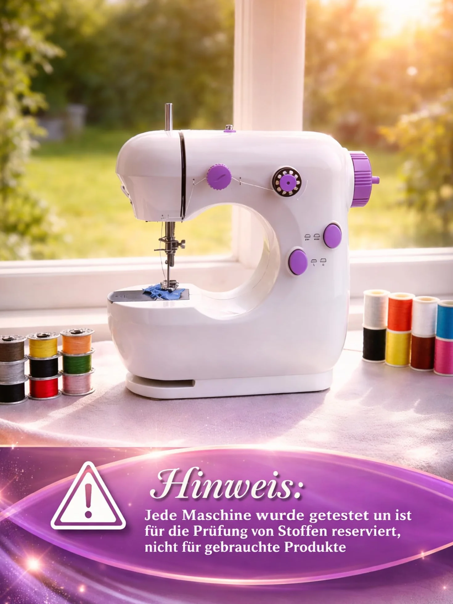 BRICH Máquina de coser eléctrica portátil con mesa extensible, pedal y 2 velocidades, juego completo de costura para niños y adultos, ideal para manualidades, ropa y viajes