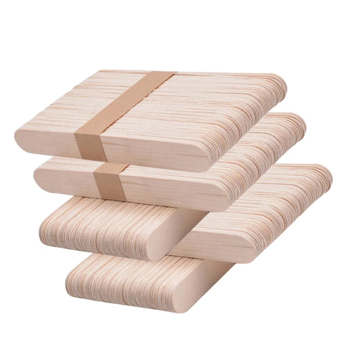 250 Piezas Palitos de Madera Naturales para Manualidades Palitos de Helado DIY para Proyectos Escolares y Actividades Infantiles