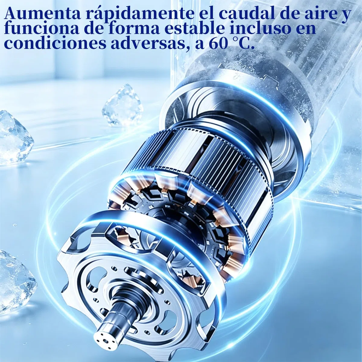 Aire Acondicionado sin Unidad Exterior, Aire Acondicionado Inalámbrico, Tres Velocidades de Viento, Funcionamiento Silencioso, para Dormitorio, Sala de Estar y Cocina