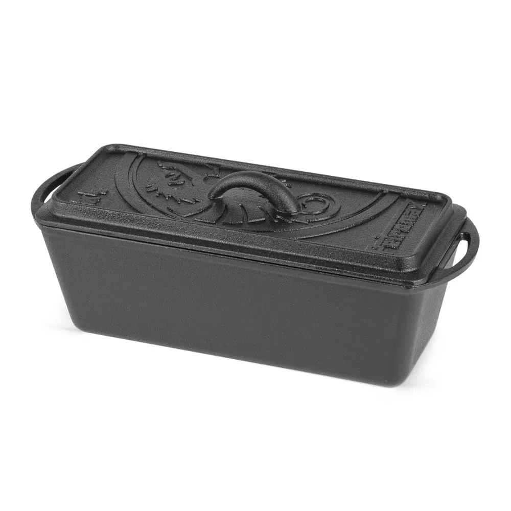 Petromax K4 - Bandeja de horno (Pan, Carnes, Oven, Rectangular, Negro, hierro fundido)