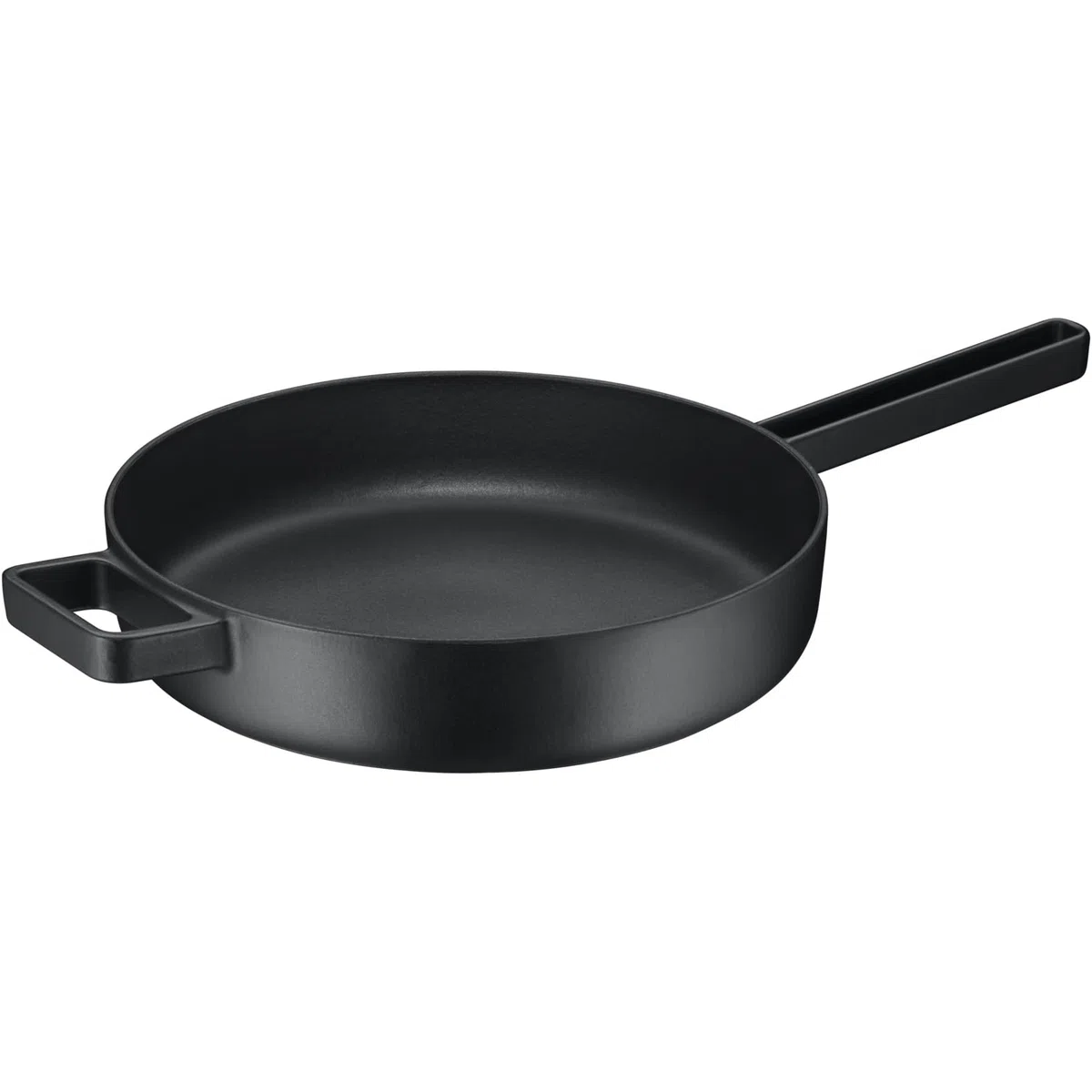 WMF Flavour - Sartén de dos asas de 28 cm de 3,4 L de Hierro Fundido Esmaltado Apto para Inducción, Sin Revestimiento, Apta para Lavavajillas
