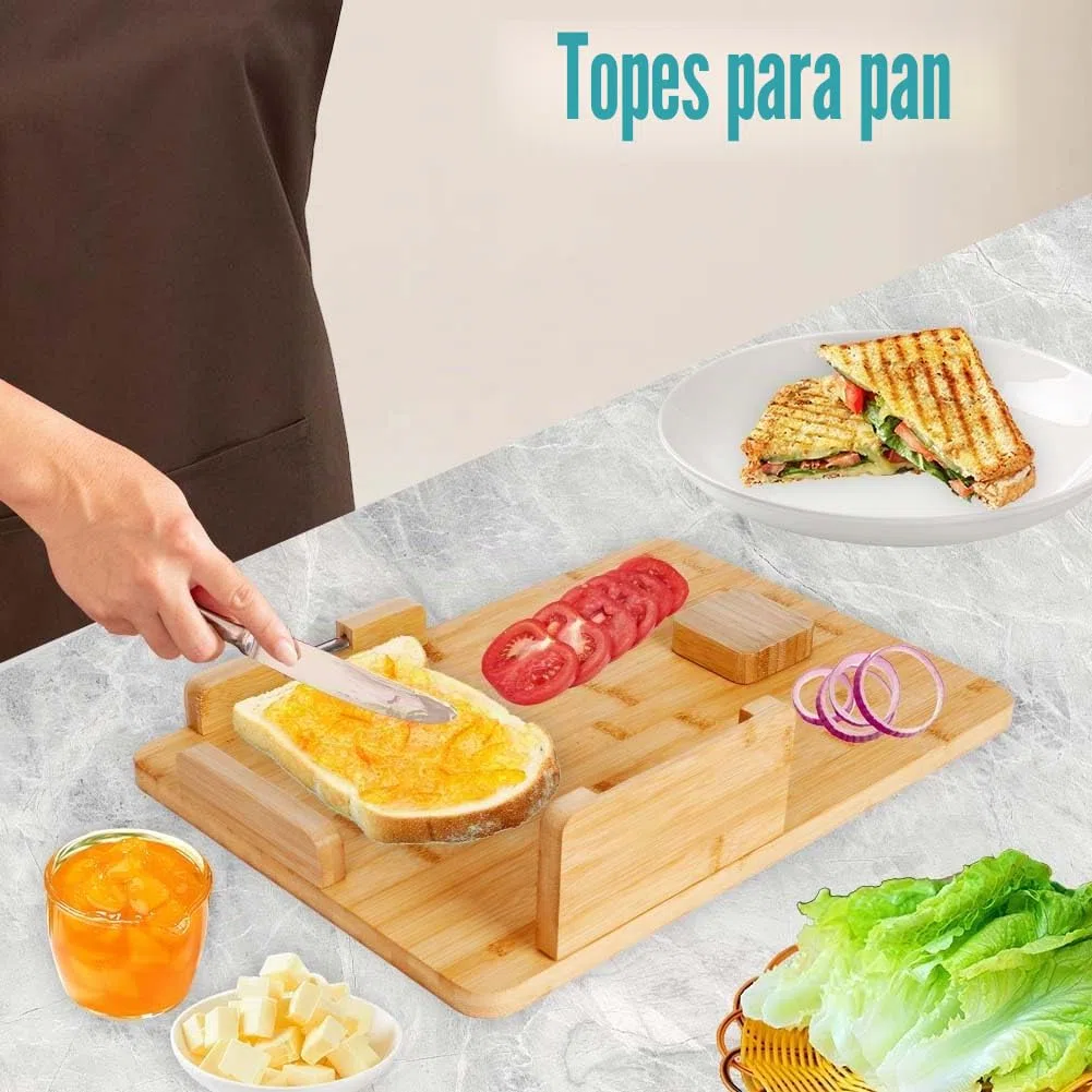 Tabla de cortar adaptativa con una sola mano: tabla de cortar con una sola mano con herramientas de preparación de alimentos para personas con discapacidades
