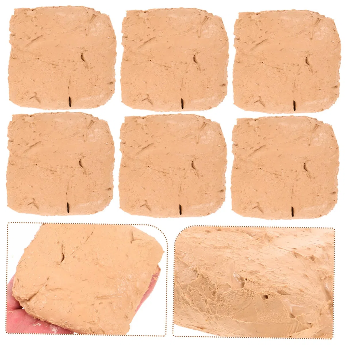 SHINEOFI 6piezas Arcilla Para Modelar Arcilla Secado Al Aire Herramientas De Manualidades Para Adultos Brillantes y Textura Fina Para Crear Estatuillas y Accesorios