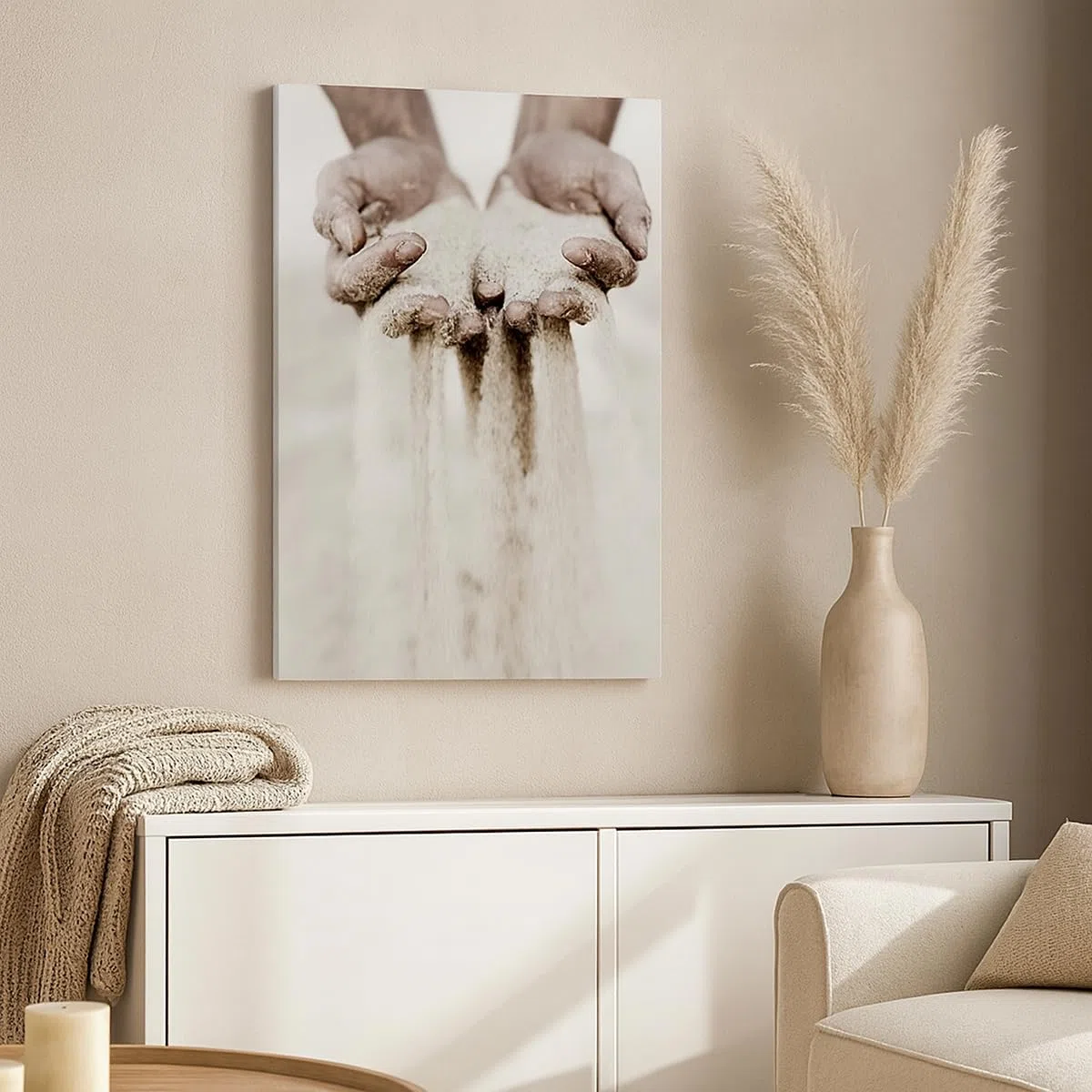 ARTTOR Cuadro Decorativo 70x100 cm Moderno Vertical Personas - 6234 | Cuadro sobre Lienzo Grande Arte mural Decoración del Hogar Salón Dormitorio Cocina sobre Lienzo Cuadros de Pared Estilo