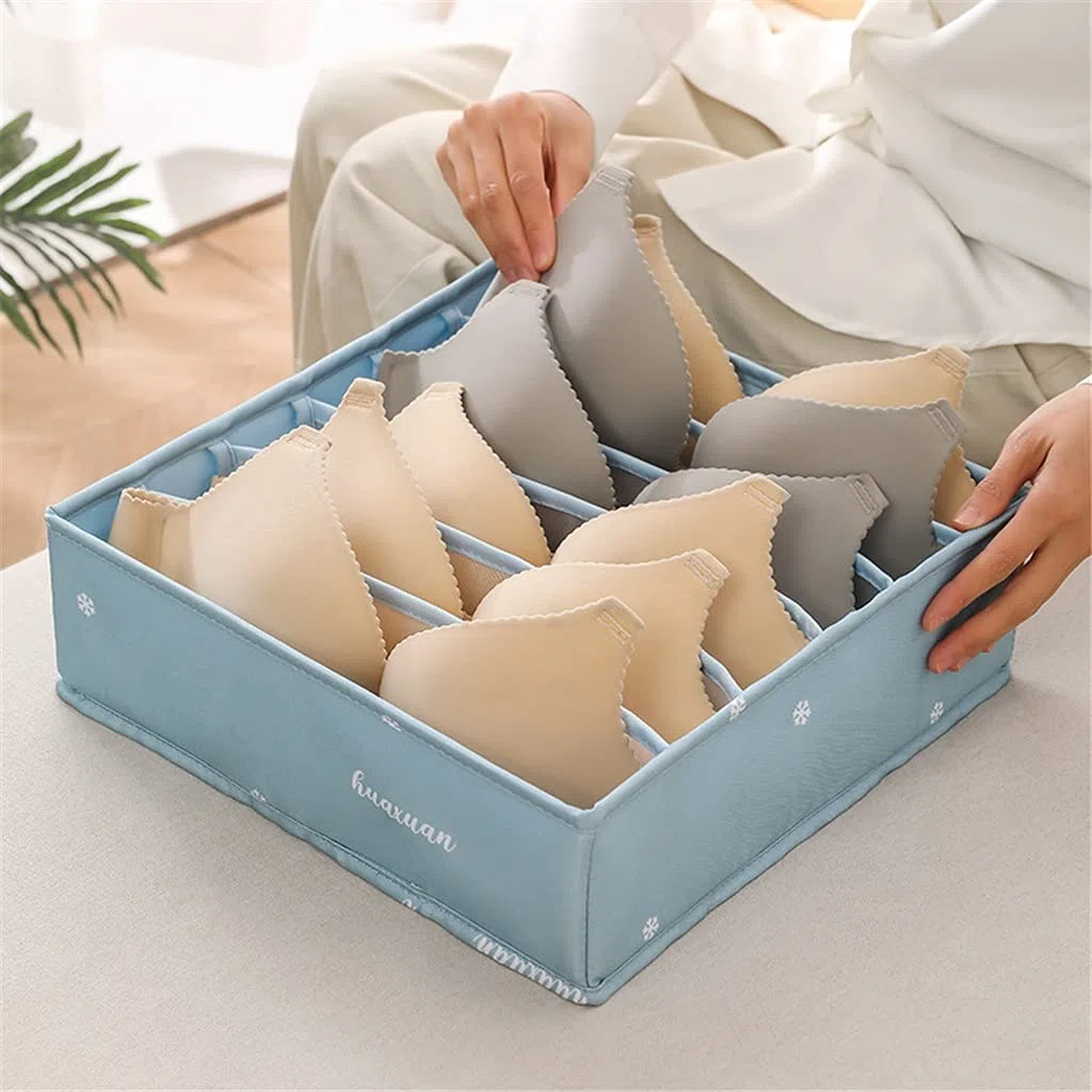 Organizador de cajones para Ropa Interior, Caja de Almacenamiento de Calcetines, Sujetadores, Armario de Ropa