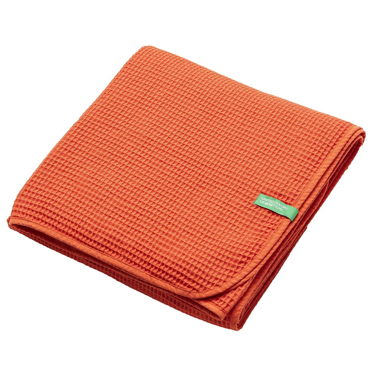 UNITED COLORS OF BENETTON - Manta 140x190cm 200gsm 100% algodón Rojo