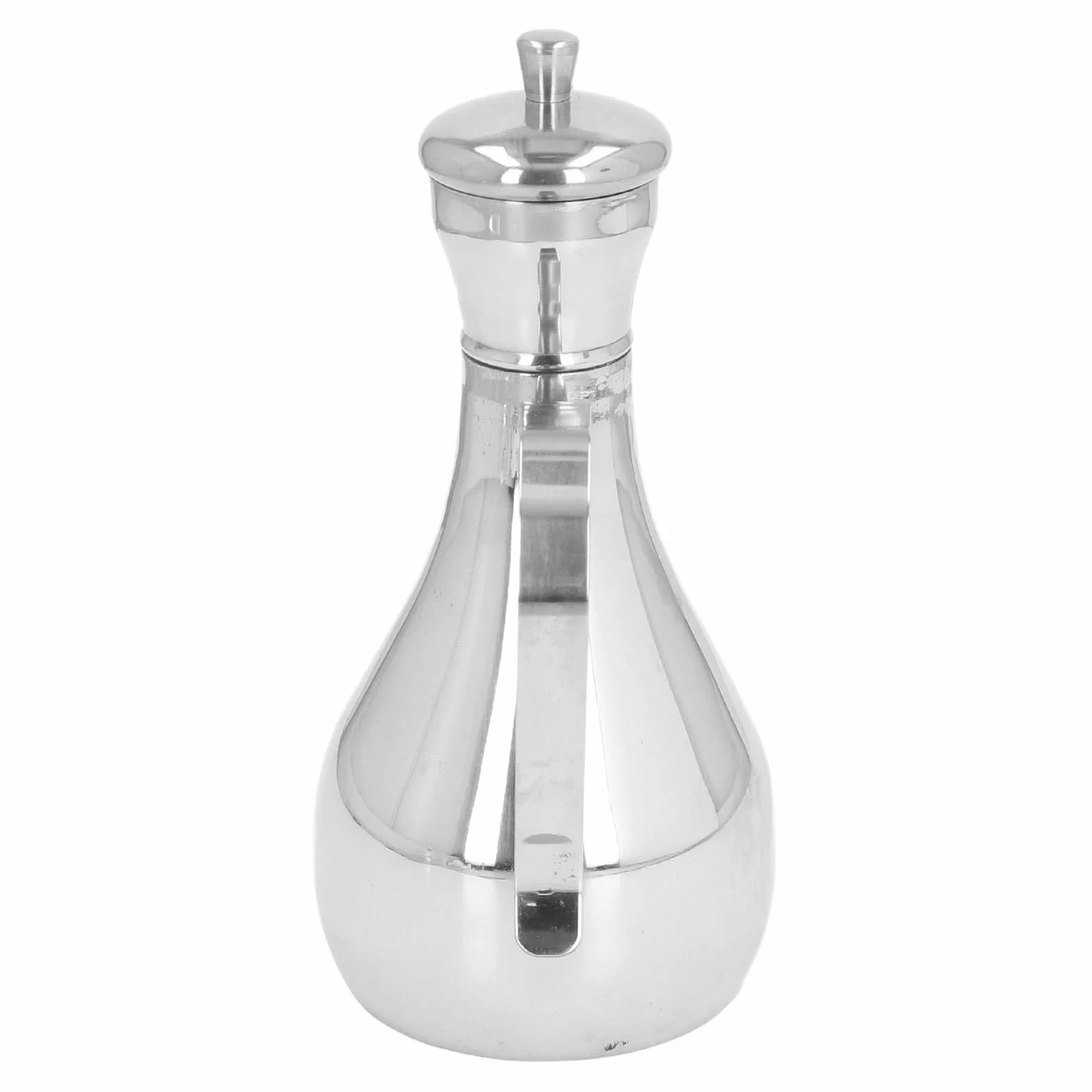 Olla de Aceite Acero Inoxidable 304, dispensador Salsa Soja, vinagre Oliva, Botella condimento for Cocina casera | 350ML