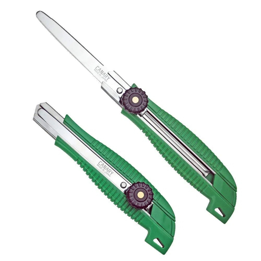 CANARY Corrugated Cardboard Cutter "Slide Dan Chan" Green (DC-25)