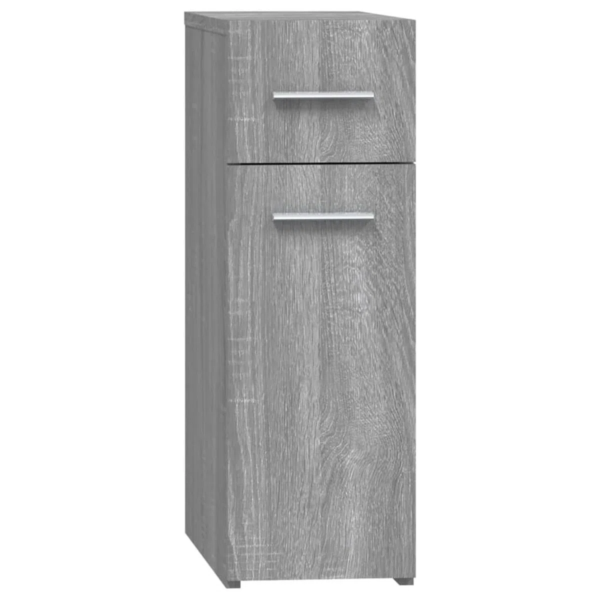 Armario botiquín Madera contrachapada Gris Sonoma 20x45,5x60cm, Caja Medicamentos, Botiquín Versátil, Caja De Almacenamiento