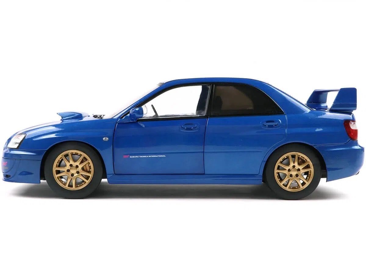 Subaru Impreza WRX STI Sonic Blue 2003 1:18