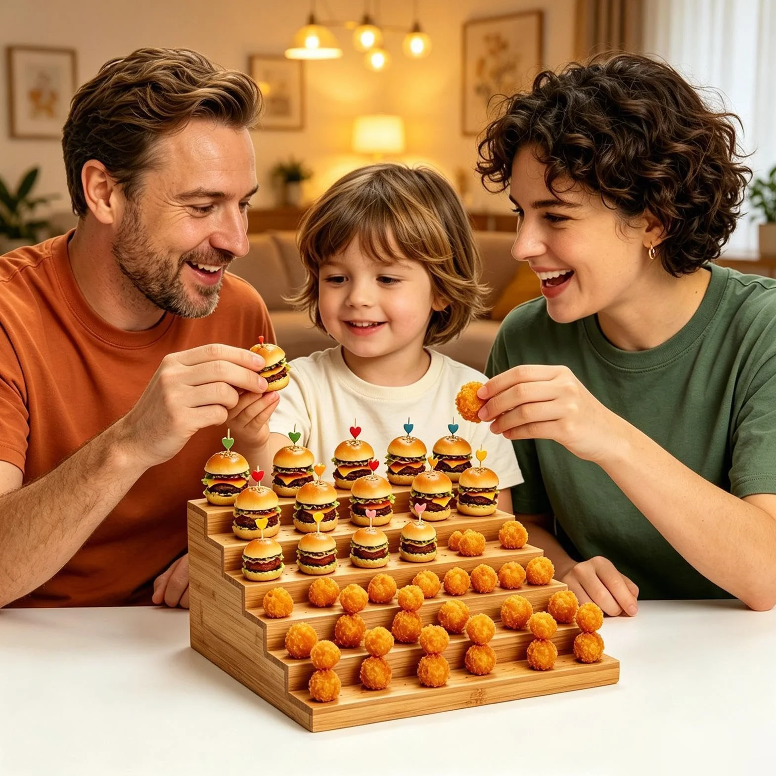 Portabrochetas y expositor de alimentos Soporte Servicio De Queso Niveles | Expositor De Brochetas Para Alimentos para Frutas, Aperitivos, Carne, , Catering, Barbacoa, Buffet y Bodas