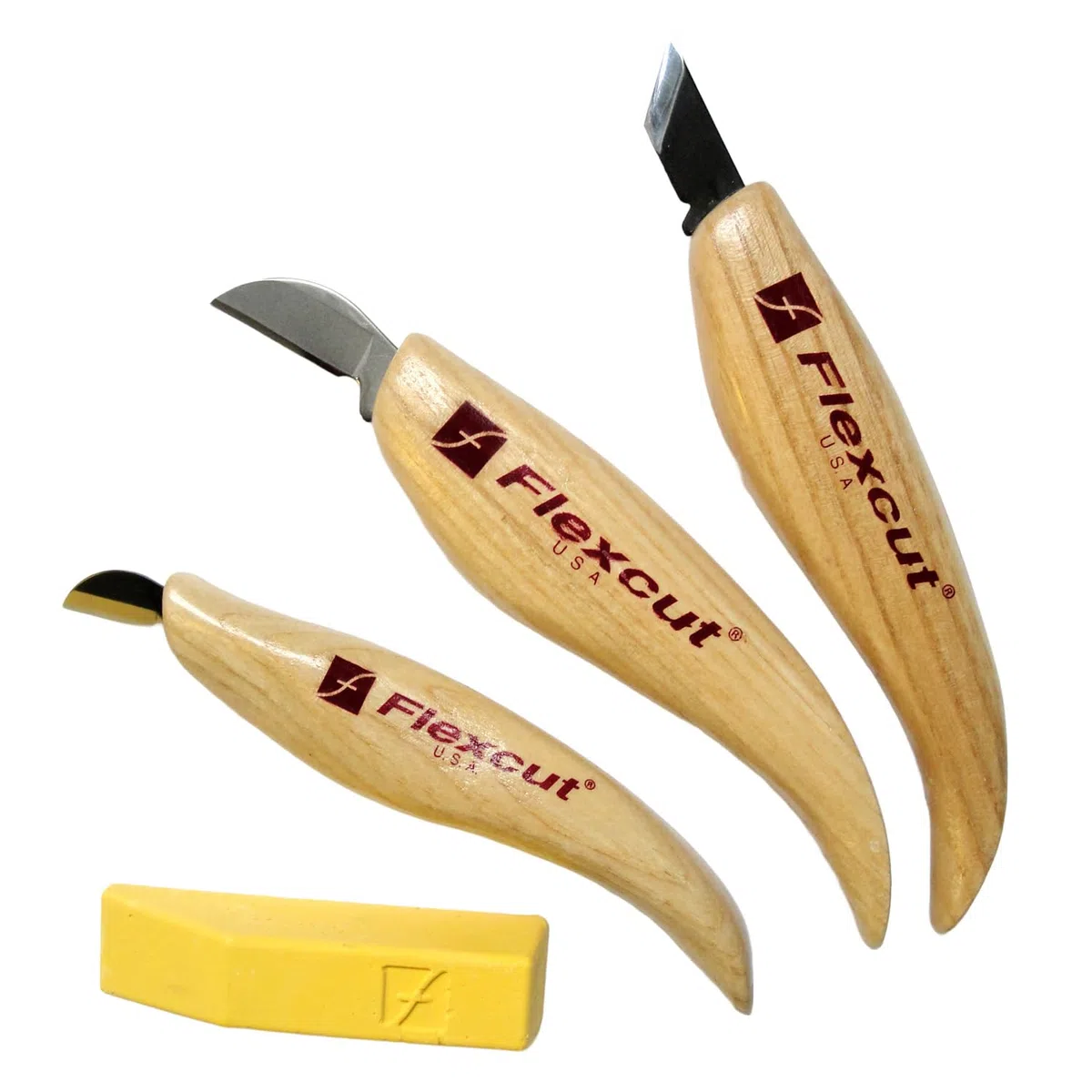 Flexcut FLEXKN115 Cuchillo a Lama Fissa,Unisex - Adultos, Multicolor, un tamaño