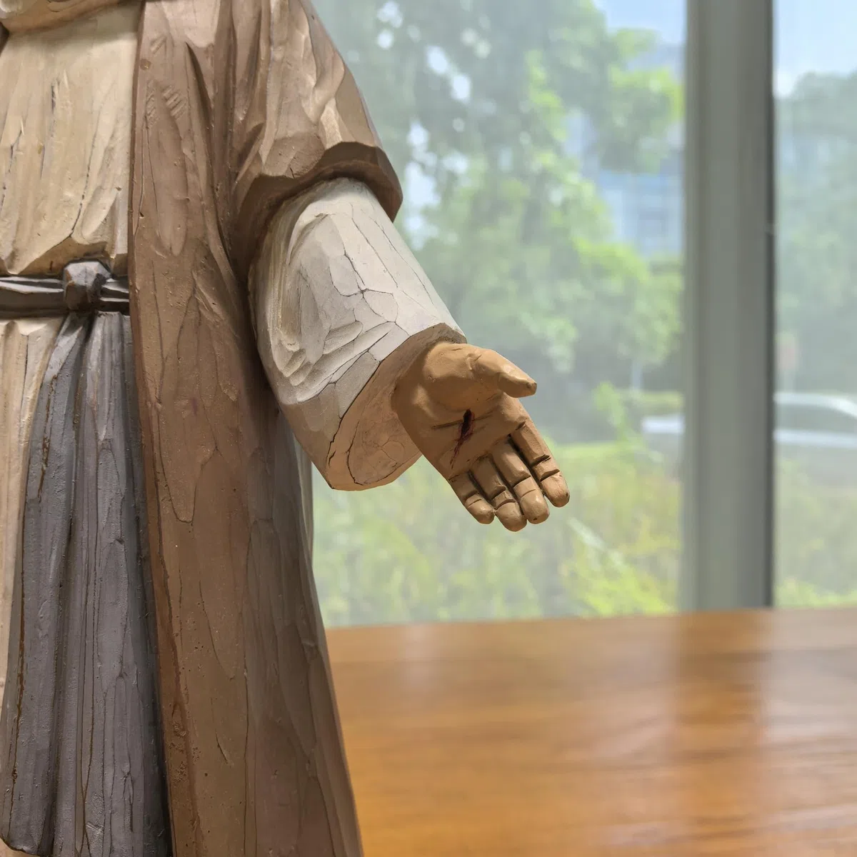 Estatua de bendición de Jesucristo de 9.5 Pulgadas de Alto, Regalo religioso de Resina