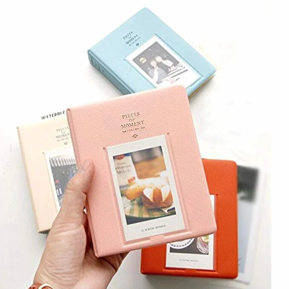 GLigeT Álbum de Fotos 64 Album Pocket Mini Instant Picture Box Storage Adecuado for Mini Película Fotos Álbumes Amigos Familia Amantes Álbum Album Fotos