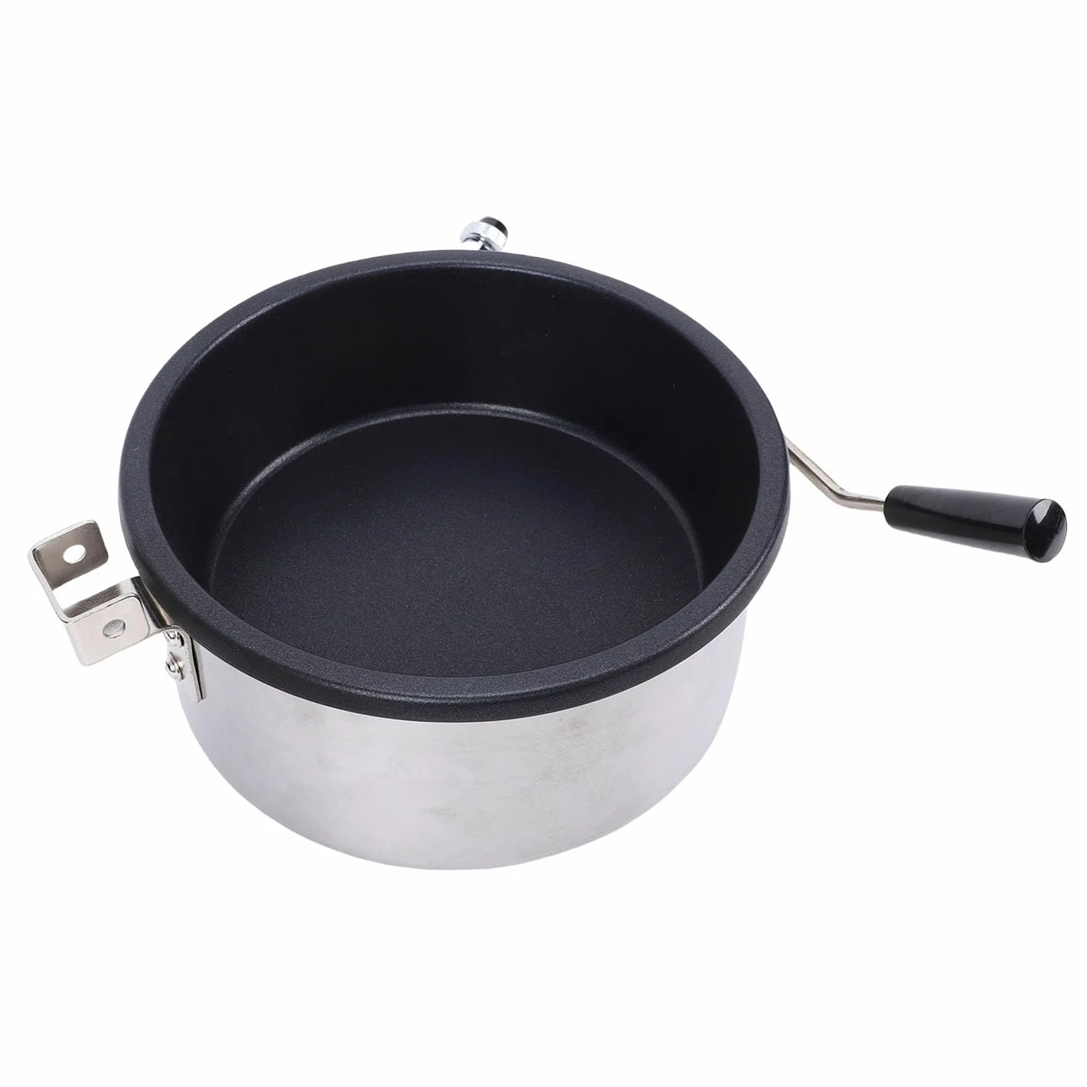 Olla para Hacer Palomitas de Maíz de Gran Capacidad de Acero Inoxidable para Fiestas Infantiles y Uso Doméstico