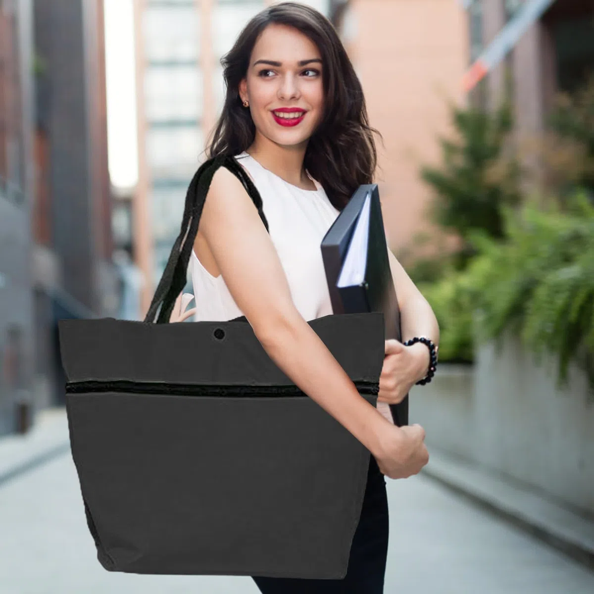 Bolsa de la compra con ruedas, carrito reutilizable de gran capacidad para un fácil transporte, ideal para alimentos, deportes, viajes, picnics y viajes diarios