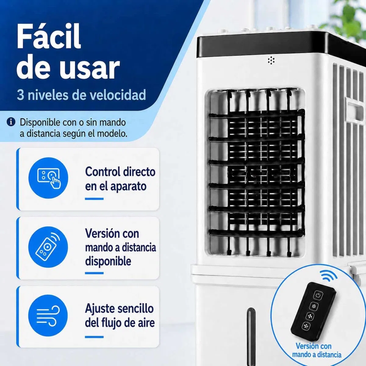 PingüIno Aire Acondicionado Sin Tubo Con HumidificacióN 36–45 DB DepóSito De Agua ExtraíBle De MáS De 10 L Enfriador De Aire Con Temporizador De 8 Horas Espacios De Vida Y De Trabajo,A