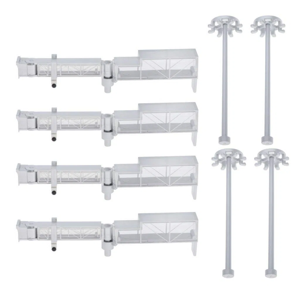 Perfeclan 1: 400 Puente de Pasajeros de Aeropuerto Simulado Y Modelo Ligero de Construcción Paisaje Tren Disposición, Art.-Nr007