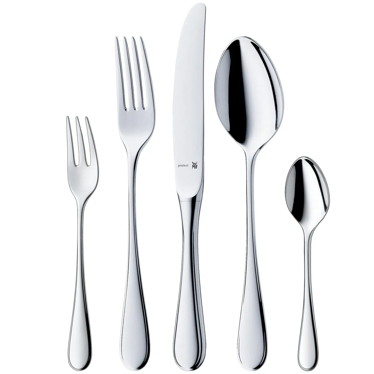 WMF 1207916340 Kent Cromargan Protect - Cubertería de Acero Inoxidable (30 Piezas)