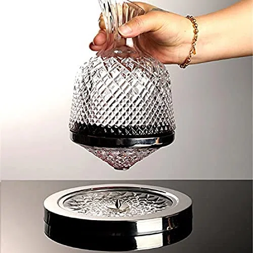 Decanters to Wine, decantador de vino giratorio/remolino, jarra de vino tinto aireador y respirador, recipiente de vidrio transparente sin plomo, decantadores y jarras de vino para los amantes del
