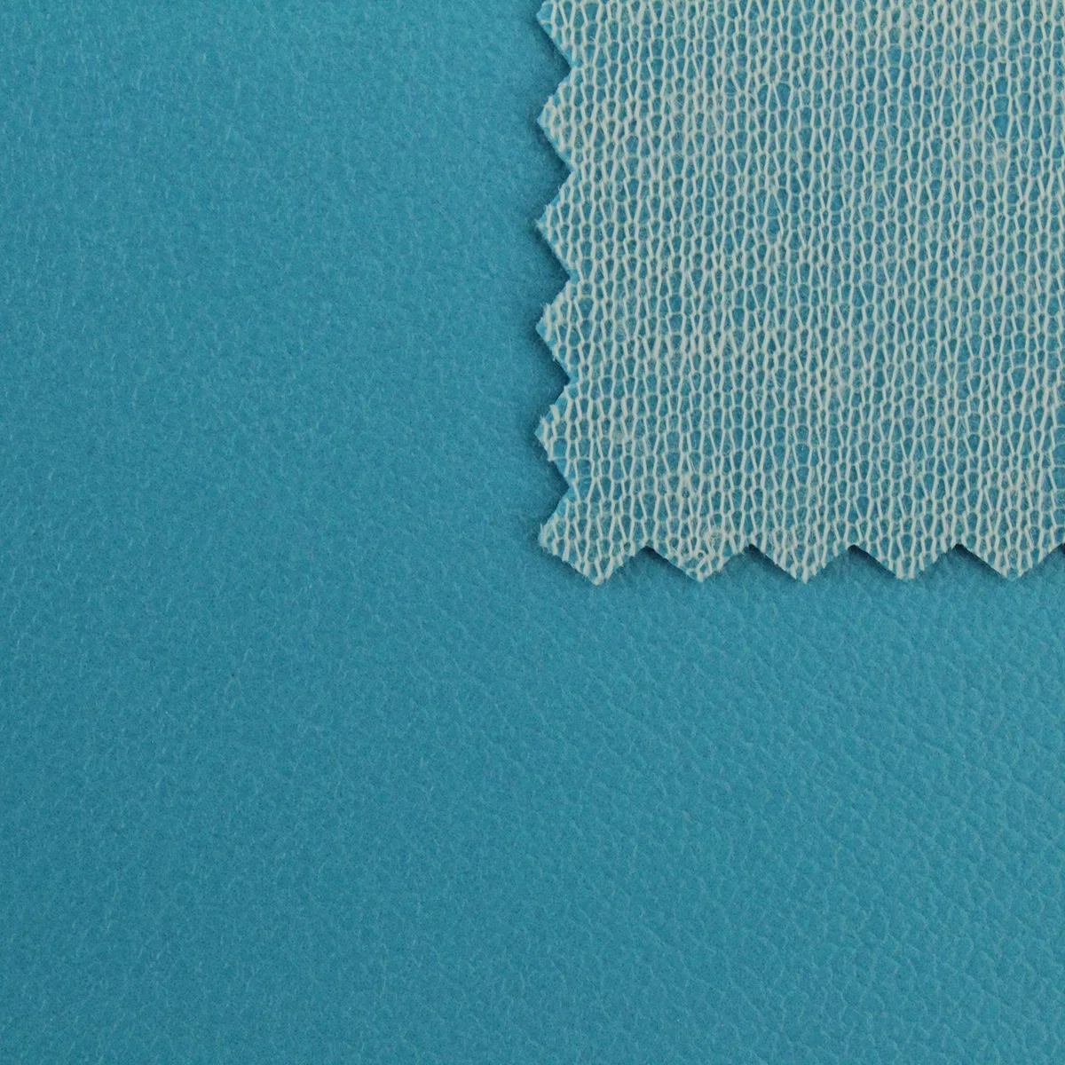 ALMACENES CASA ANGEL Polipiel Textura Falso Cuero Ancho 145cm por Metro. Polipiel Lisa,Opaca,Suave Y con Algo DE Elasticidad. (Turquesa, 5 Metros)