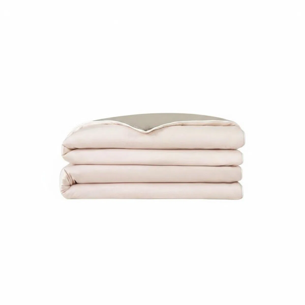 Sharplace Manta de Verano Manta Transpirable Edredón Cobija con Mezcla de Poliéster y Spandex Tacto Frío y Confort Circulante, Rosa Suave Y Gris, 200 230cm