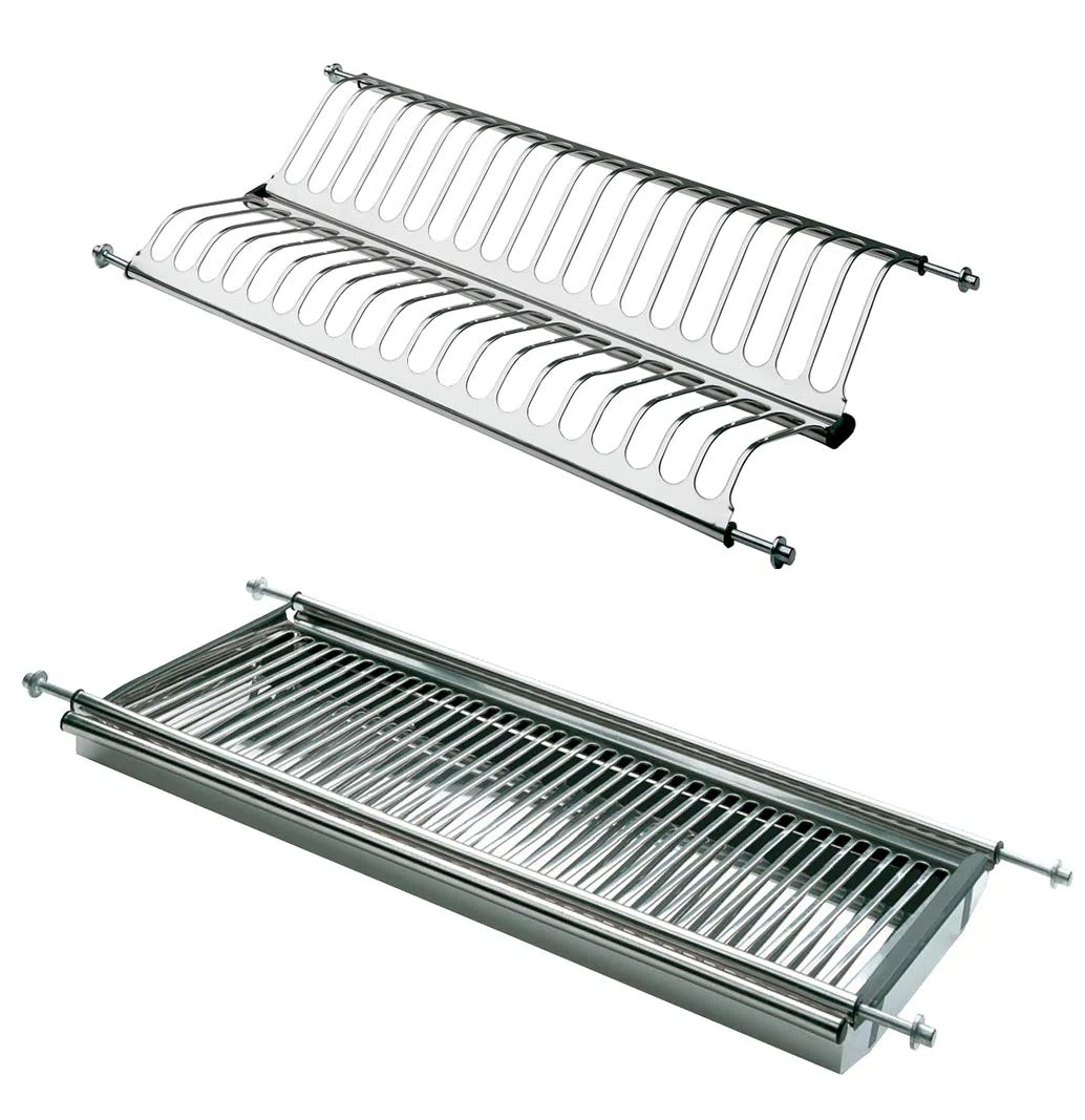 LMG Escurridor de Platos y Vasos Acero Inoxidable para Muebles de Cocina (900)