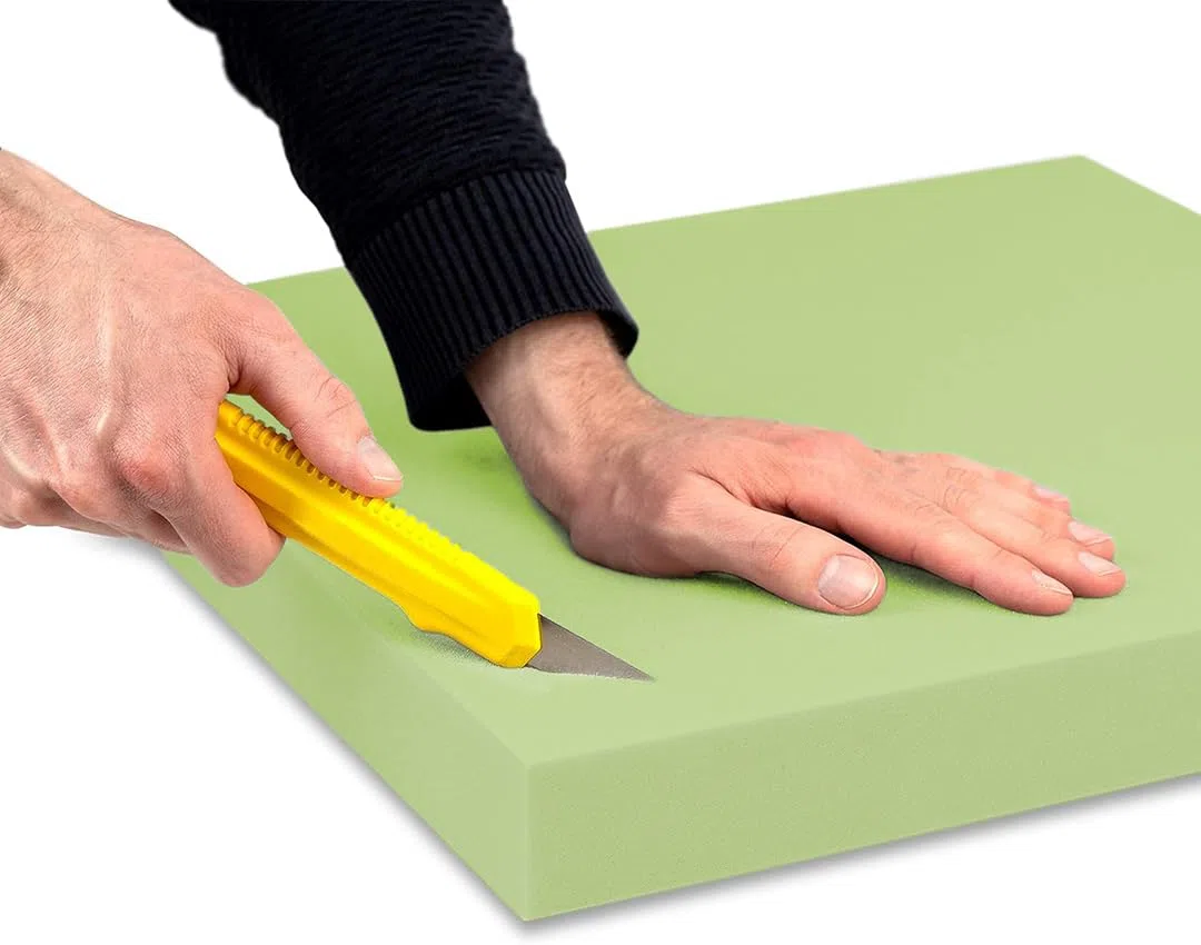 HOGAR24 ES - Plancha de Espuma Poliuretano Multiusos - Medida: 60 x 120 x 8 cm de Grosor - Dureza Firme - Densidad 30 KG/m3