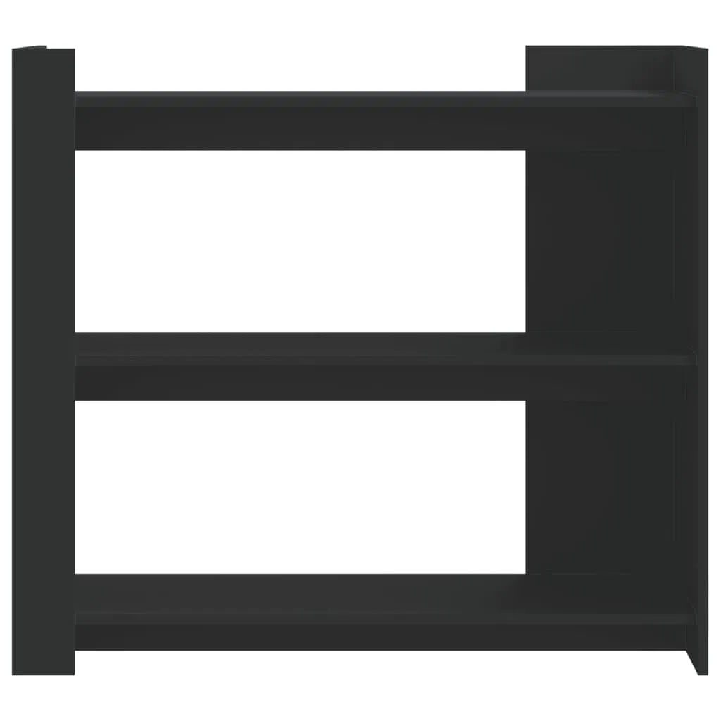 Mesa consola clásica negra de madera multicapa 100 x 35 x 90 cm con estantes, mueble de almacenamiento resistente a la humedad para salón, amplio espacio de exposición