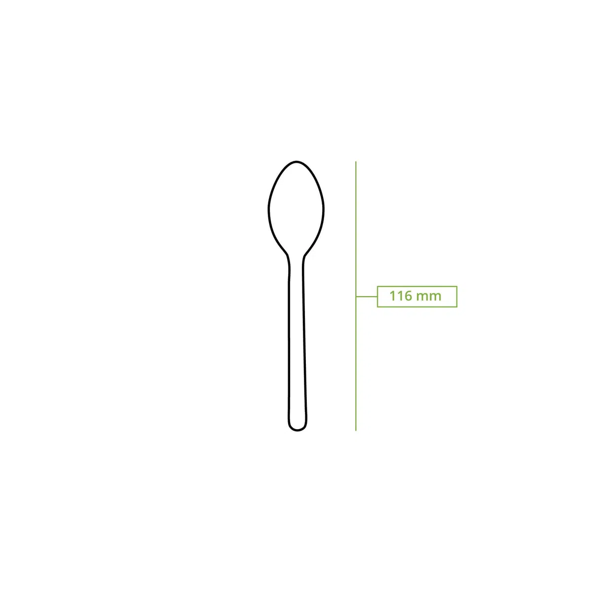 BIOZOYG Cuchara papel de 11,5 cm marron I Cucharas catering de papel,estable, respetuoso con el medio ambiente y sin plástico I Cubiertos de snack para camiones de comida I Cucharas fiesta 500 piezas