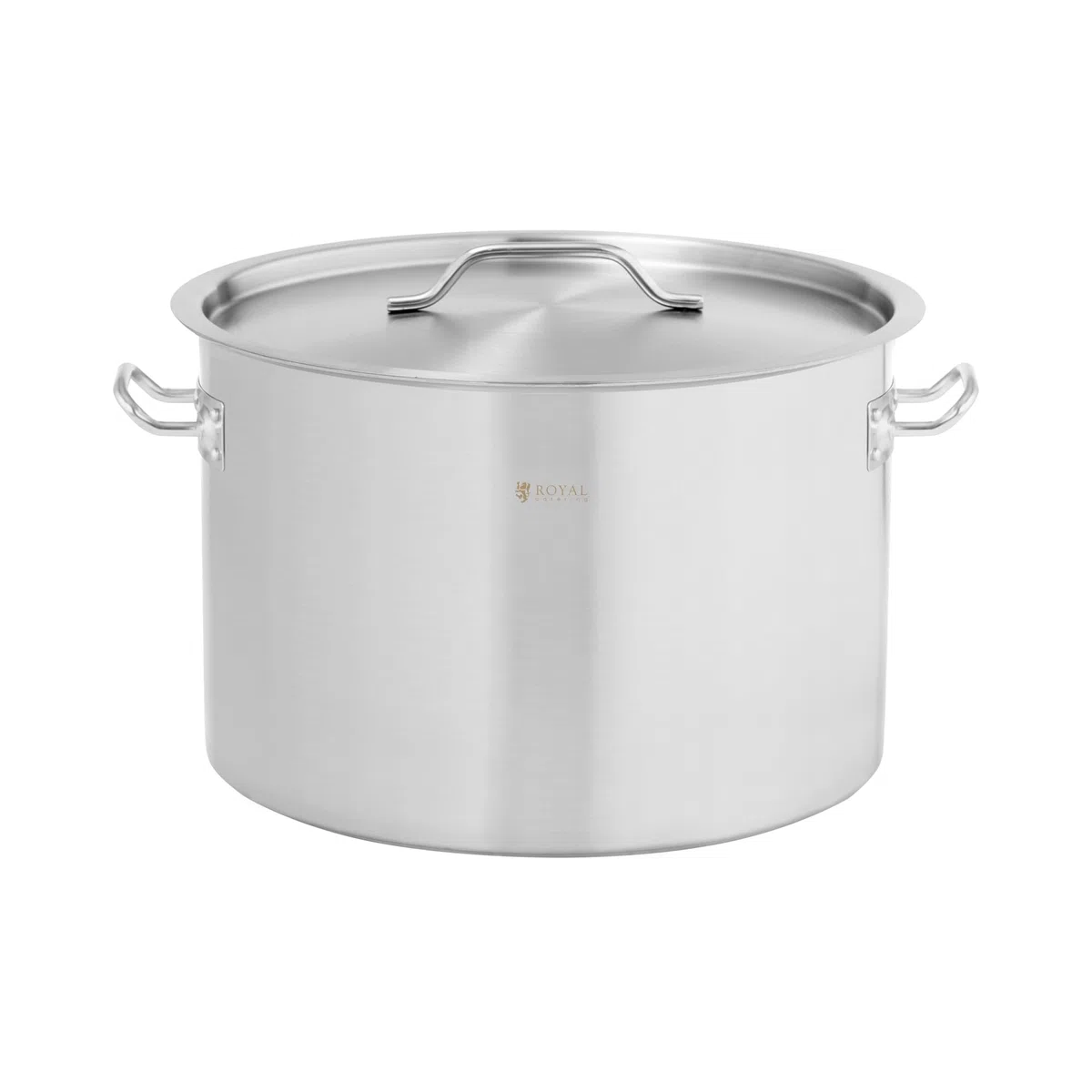 Royal Catering RC-SSP23 Olla de inducción 23 L olla de acero inoxidable olla para inducción cacerola para inducción cacerola de acero inoxidable