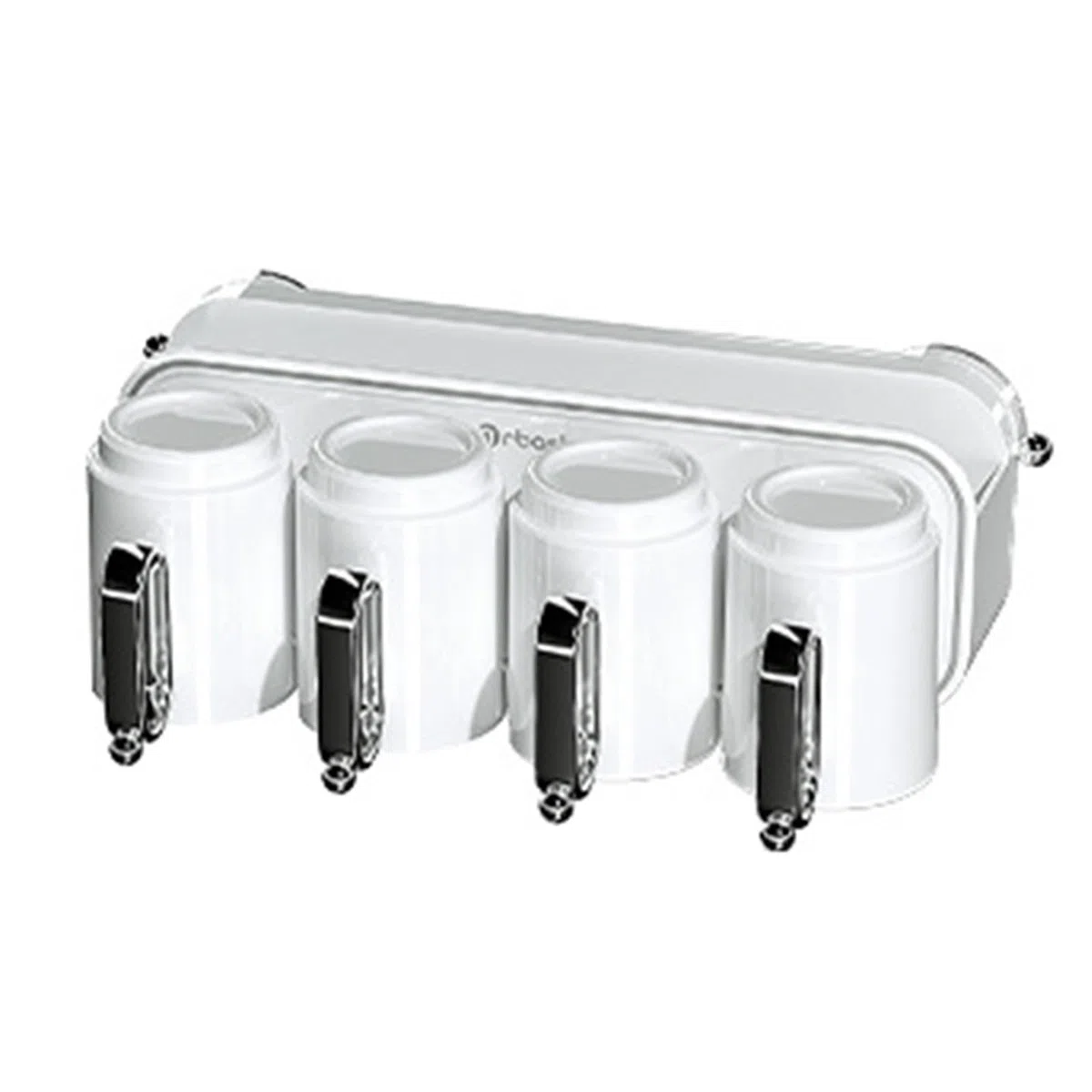 Soporte desmontable para cepillo de dientes con ventosa fuerte, sin perforaciones, organizador de baño para ambientes húmedos, soporte para cepillo de dientes con ventosa