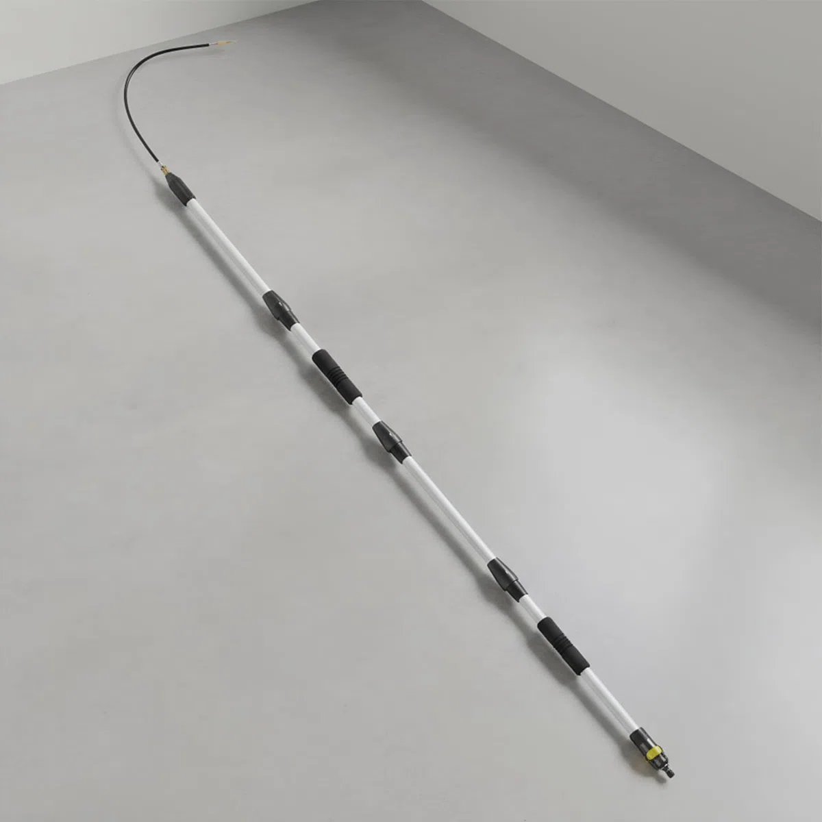 Limpiador De Canalones Varilla De Limpieza Telescópica Ajustable De 18 | Limpiador de Varilla de Extensión para Canalones de Tejado Para Casa Hojas Basura Ramitas Piscina