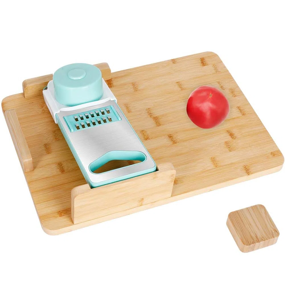 Tabla de cortar adaptativa con una sola mano: tabla de cortar con una sola mano con herramientas de preparación de alimentos para personas con discapacidades