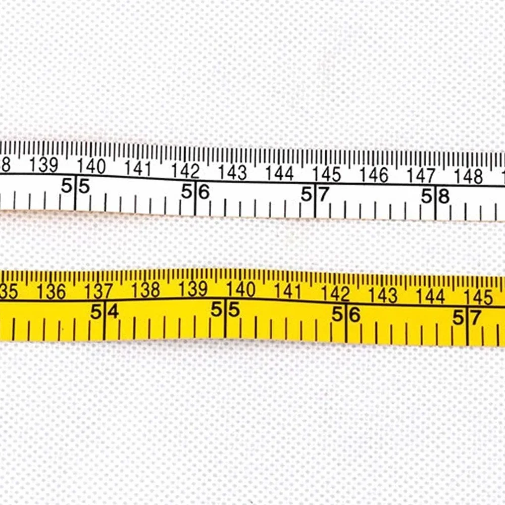 Cinta métrica Suave de Doble Escala de 1,5 m, Regla Flexible para pérdida de Peso, Cortador de Costura Corporal, Regla para Tela, Creativa y útil, de Larga duración