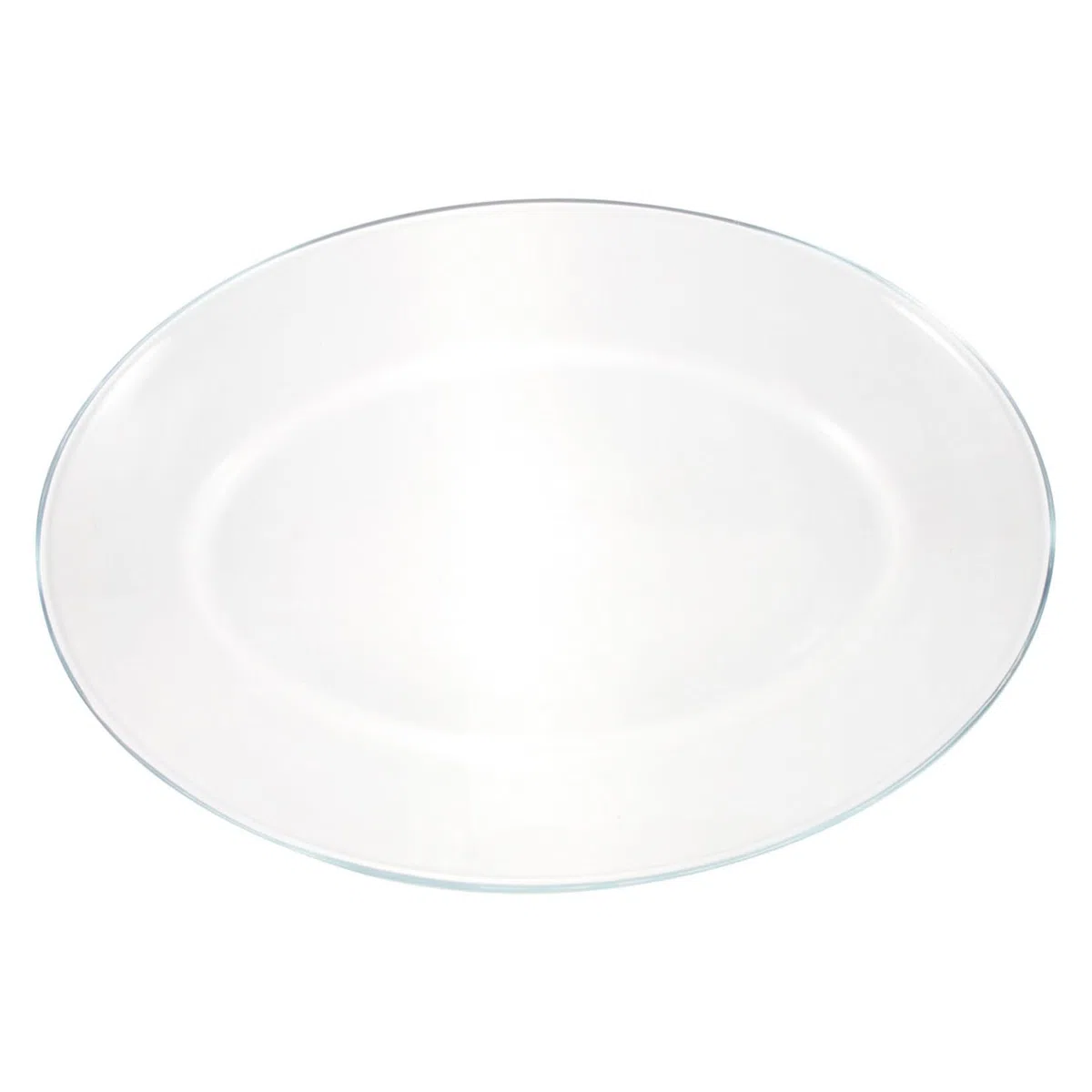 Zerodeko Plato de Pescado de Cristal Templado Transparente Grande Ovalado | Apto para Microondas, Horno y Lámpara de Calor, Uso en Hogar y Restaurante