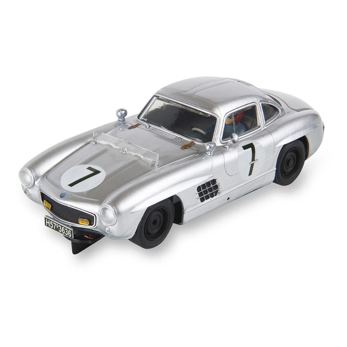 SCALEXTRIC - Vehículo de Carreras Original - Coche Slot - Escala 1:32 (Mercedes-Benz 300 SL Coupé - 24h Le Mans '56) - Edicion númerada 1.000
