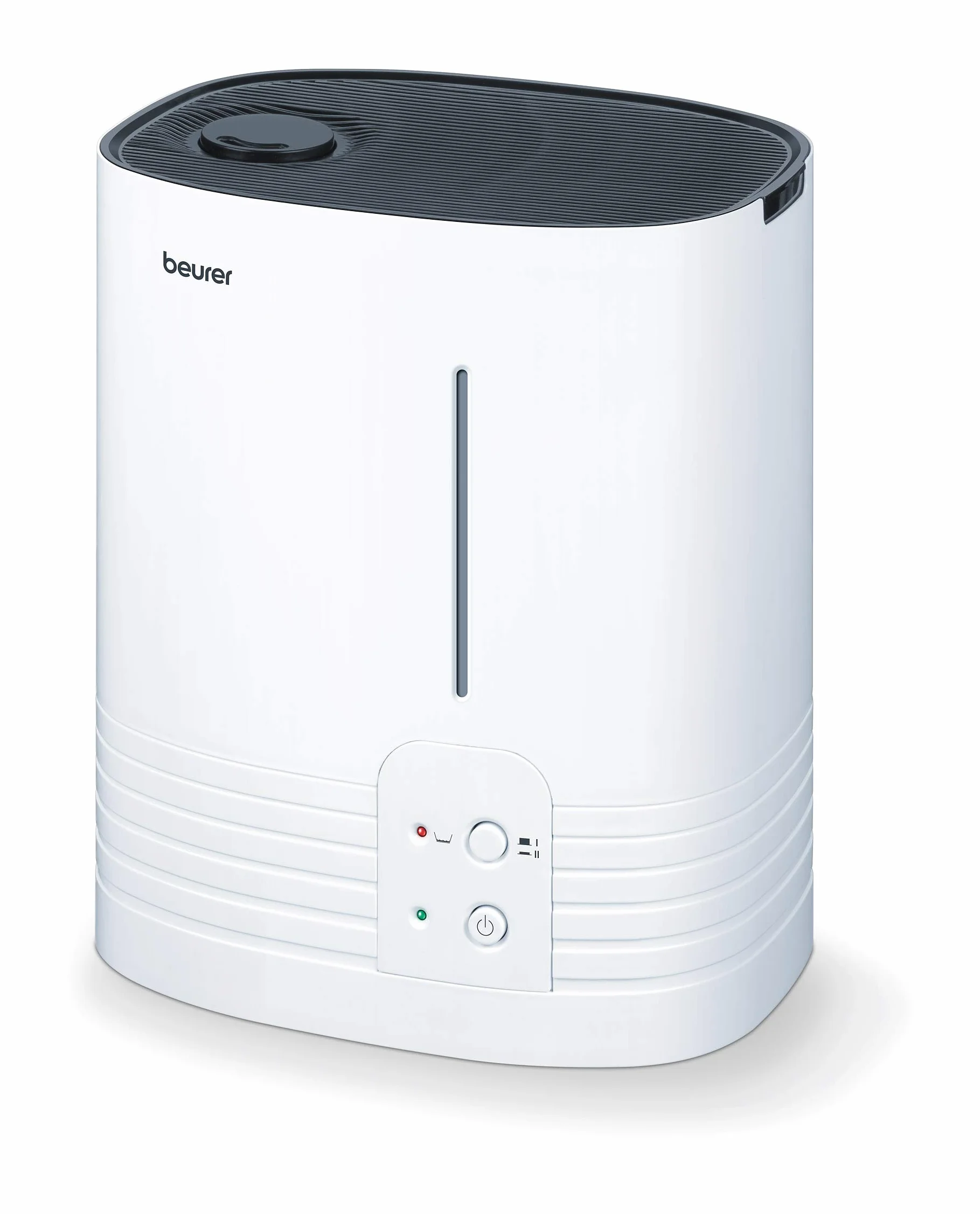 Beurer LB55 Humidificador con Tecnología de Vaporización de Agua Caliente, Espacios Hasta 50 m², Máxima Nebulización 400Ml/H, 365 W, Depósito 6 Litros, Blanco