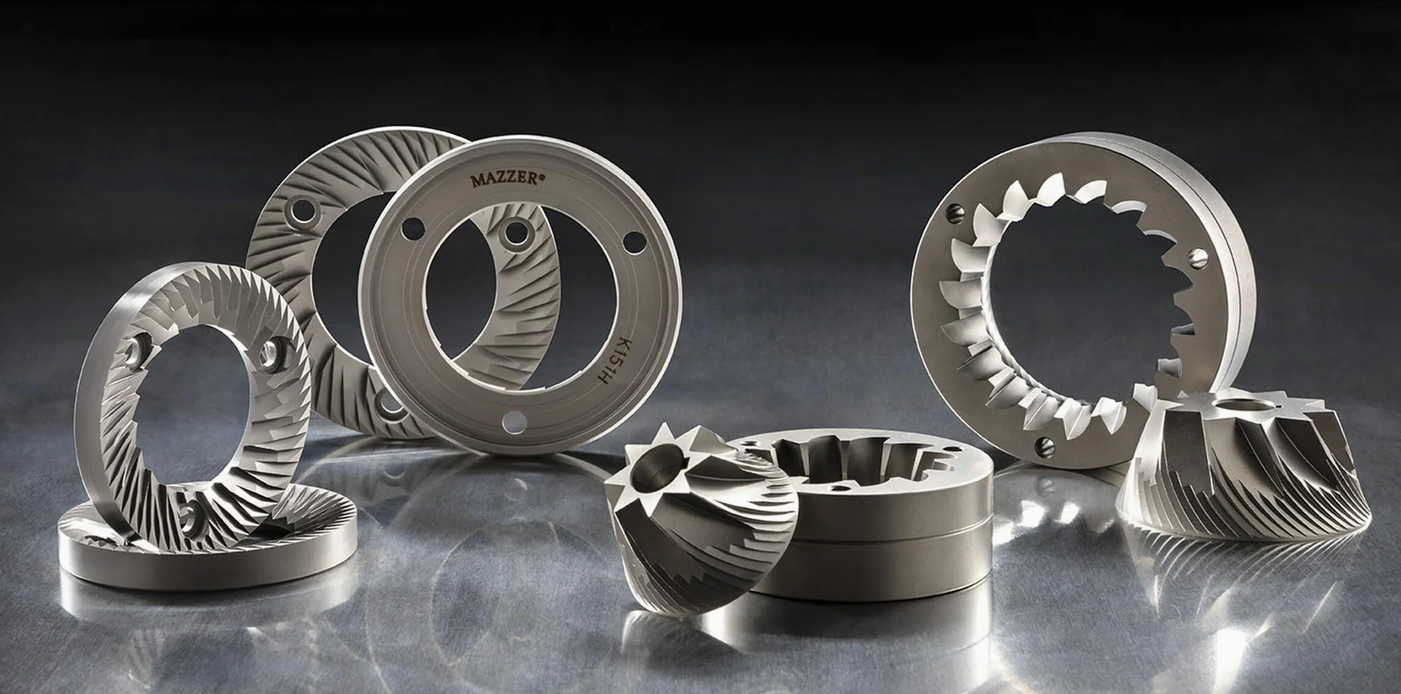 Mazzer Burrs OEM 233M - Juego de rebabas de 64 mm para molinos de café Super Jolly y otros
