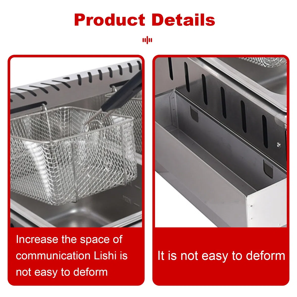 Freidora industrial con filtración de aceite para papas fritas, ideal para restaurantes y cocinas domésticas