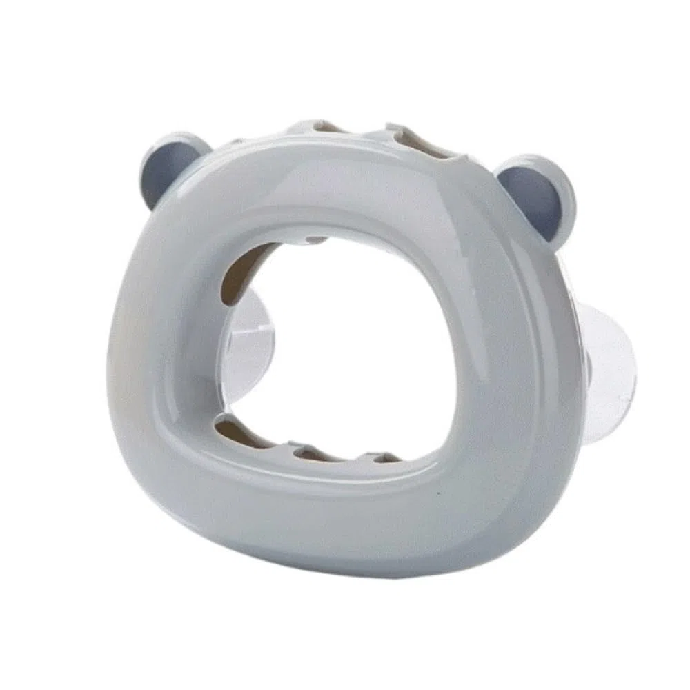 Portacepillos De Dientes para Baño Y Ducha Soporte For Cepillo De Dientes con Ventosa Montada En La Pared, Estante Almacenamiento For El Baño, Escurridor Cepillos(Grey)