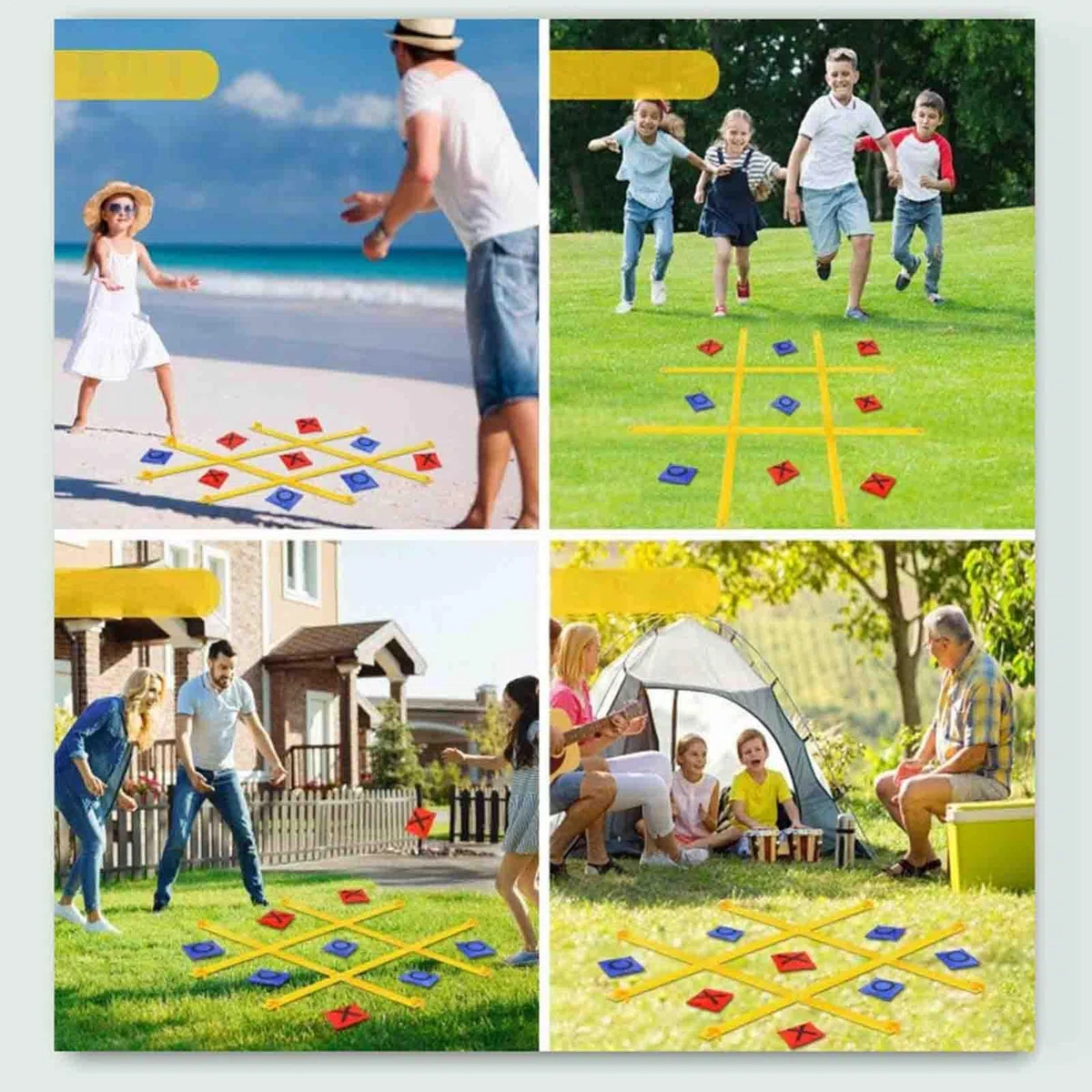 Juego de lanzamiento de jardín, juegos de lanzamiento de jardín grande para el patio trasero, juego de fiesta interactivo para jardín, celebraciones familiares, fin de semana, escuela, patio, exterior