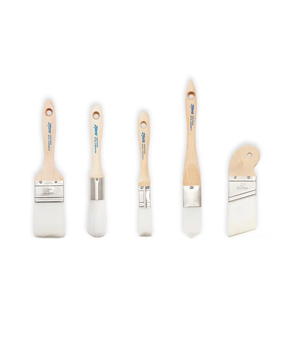 Juego de Pinceles de Pintura, 5 Piezas, Ideal para Muebles o Manualidades, con lo Mejor de Zibra!