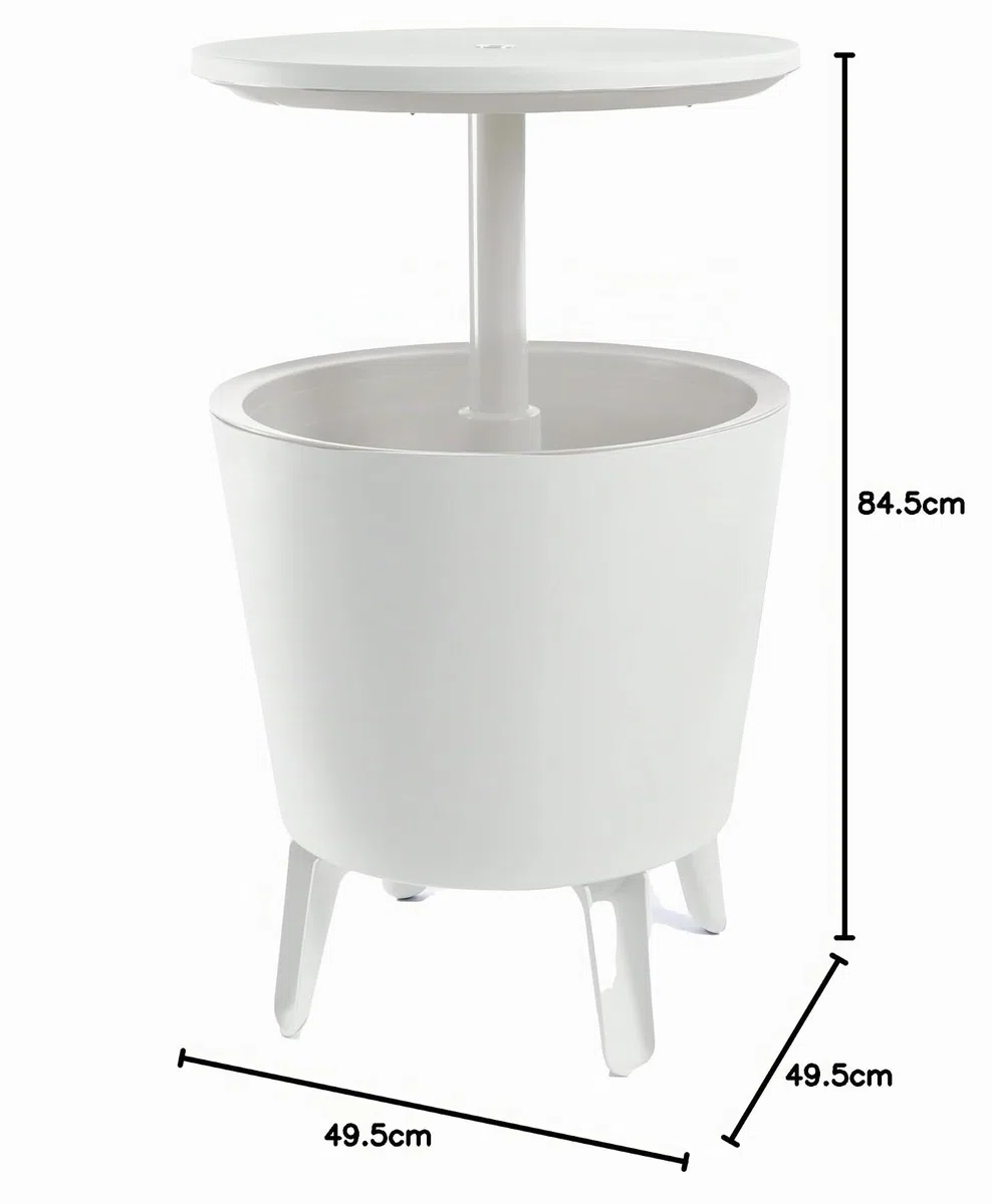 Keter - Cubitera Blanca, 49,5 x 84,5 x 49,5 cm, 238028