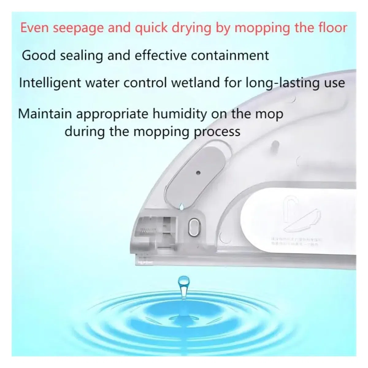 Accesorios compatibles con Dreame, F9 robot barredor accesorios control eléctrico tanque de agua tanque de agua(4pcs Tank white)